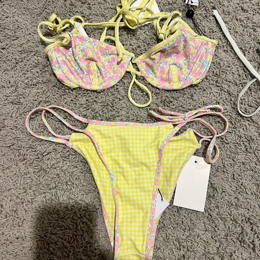 Floral for love and lemons Swim Set